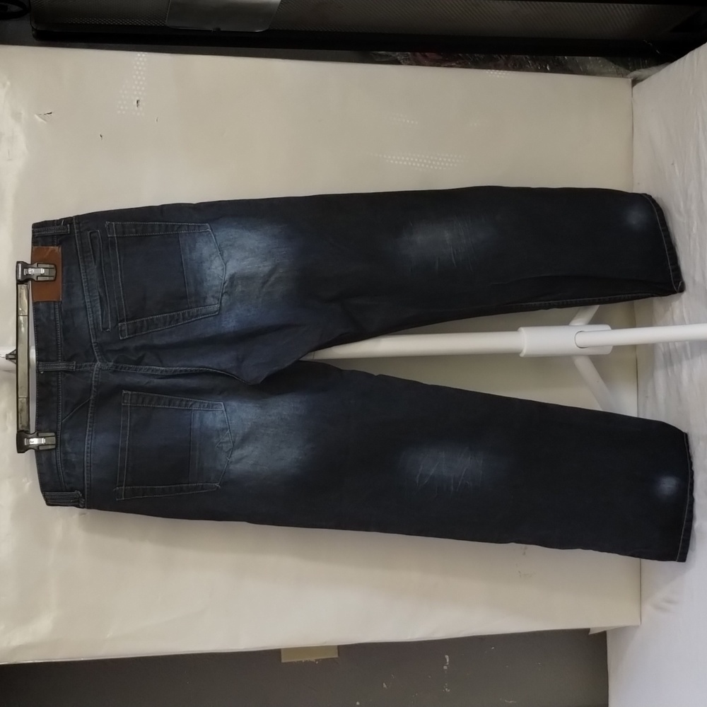 Sean John Relaxed Hamilton Fly Button Front Denim… - image 8